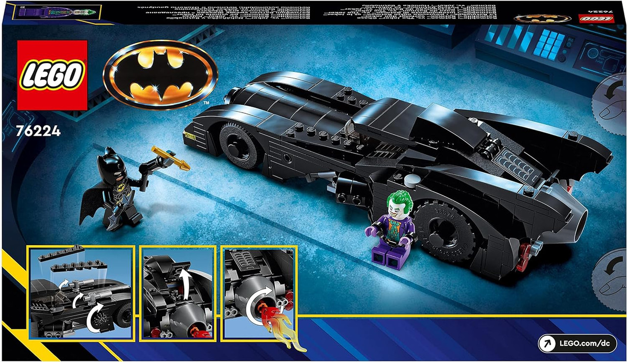 LEGO DC Batmobile: Batman Vs. The Joker Chase 76224 - 1989 Batman Toy Car Building Set