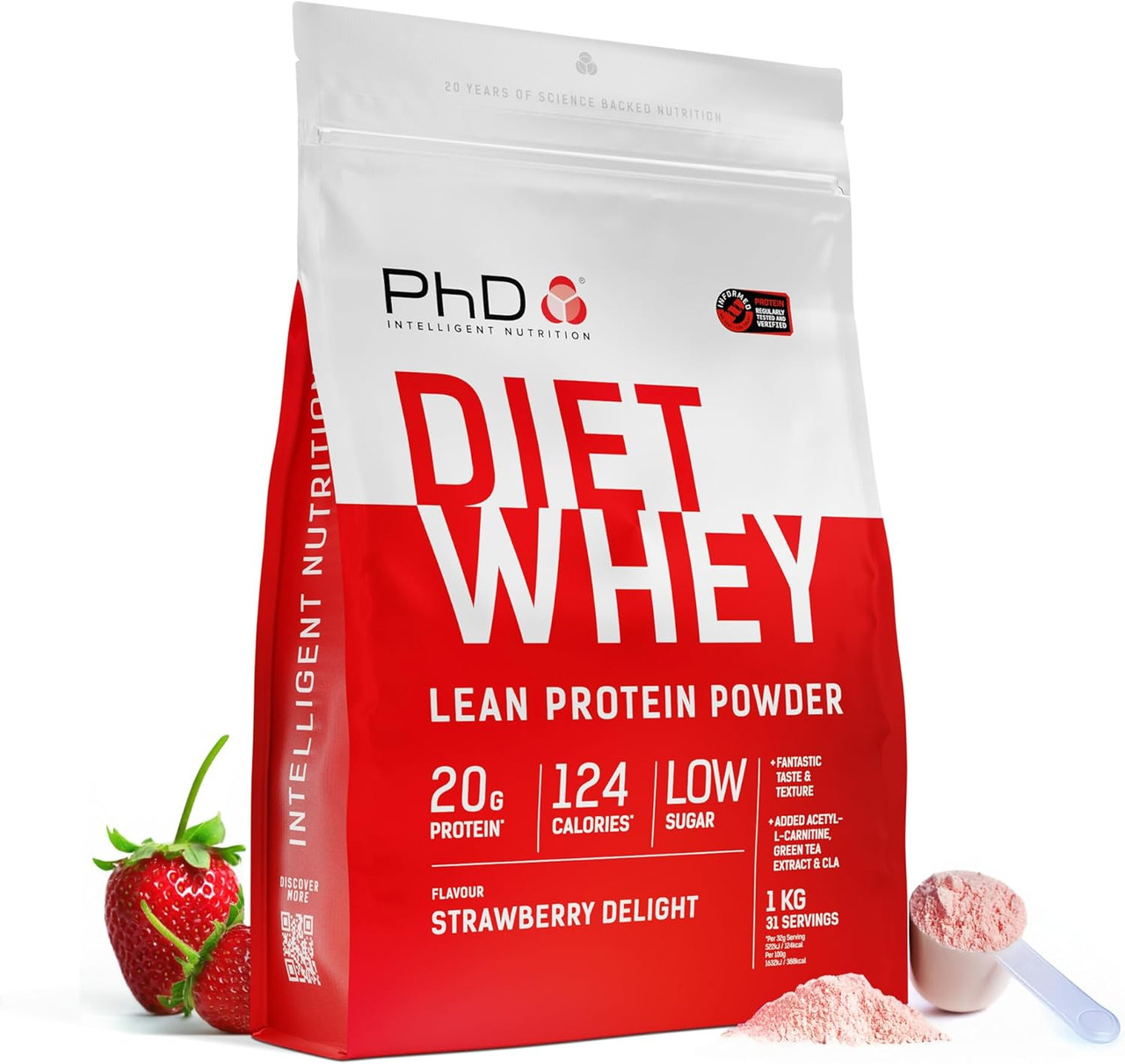 l-carnitine autoimmune disease PhD Nutrition Diet Whey Lean Protein Powder | Strawberry Delight Whey  Protein Powder | 2kg Bag