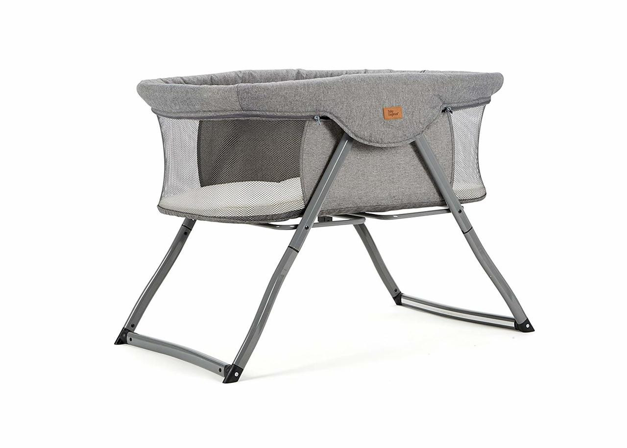 Baby Elegance Kangu Foldable Crib Grey Buzz Retailer