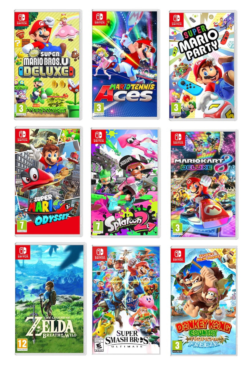 nintendo switch mario games bundle