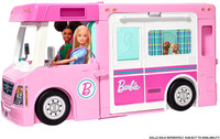 Barbie GHL93 3-in-1 DreamCamper Vehicle and Accessories