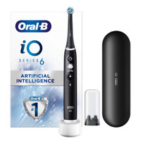 Oral-B iO6 Electric Toothbrush with Revolutionary iO Technology, 1 Toothbrush Head & Travel Case, 5 Modes with Teeth Whitening Oral-B iO6 Electric Toothbrush with Revolutionary iO Technology, 1 Toothbrush Head & Travel Case, 5 Modes with Teeth Whitening