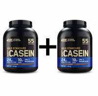 2 x 	Optimum Nutrition Gold Standard 100% Casein Protein 1.82kg COMBO DEAL