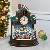 Musical Christmas Cuckoo Clock Tabletop Ornament with LED Lights & Sounds 16.5 Inches (42cm) Musical Christmas Cuckoo Clock Tabletop Ornament with LED Lights & Sounds 16.5 Inches (42cm)