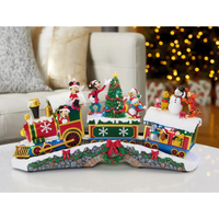Disney Christmas Train Table Top Ornament with Lights and Sounds 10.2 Inches (25.9cm) Disney Christmas Train Table Top Ornament with Lights and Sounds 10.2 Inches (25.9cm)