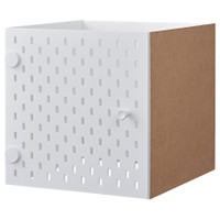 Ikea Kallax Insert with pegboard