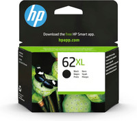 HP 62XL High Yield Original Ink C2P05AE Black Cartridge HP 62XL High Yield Original Ink C2P05AE Black Cartridge