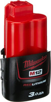Milwaukee M12 B3 12V 3.0Ah Li-Ion RedLithium