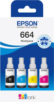 Epson EcoTank 664 Genuine Multipack Ink Bottles