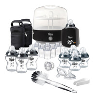 Tommee Tippee Closer to Nature Complete Feeding Set Black