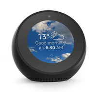 Amazon Echo Spot Smart Speaker with Alexa - 2.5" Screen - Black Amazon Echo Spot Smart Speaker with Alexa - 2.5" Screen - Black