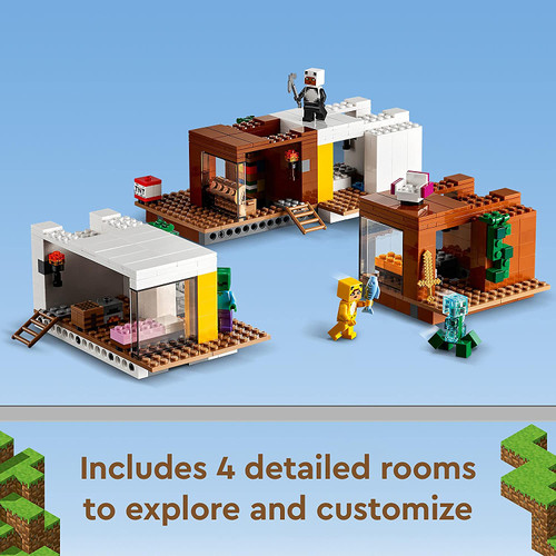 しゅな❣️オーダードールハウス❣️ LEGO 21174 Minecraft The Modern Treehouse - Dollhouse Toy for Kids
