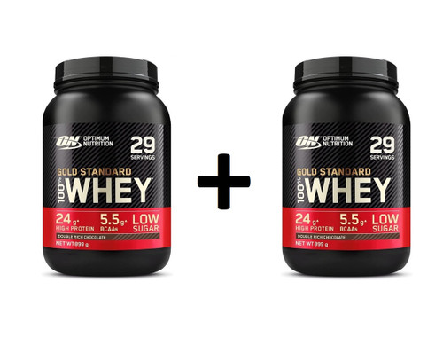 2 x Optimum Nutrition Gold Standard 100% Whey 900g COMBO DEAL