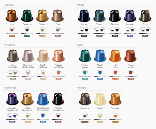 Nespresso Original Classic Pods - Sleeve Of 50 Pods - Multiple Choice Assortment