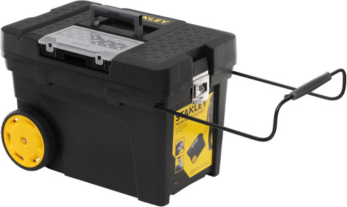 Stanley Pro Mobile Plastic Tool Box With Removable Organiser 1-97-503