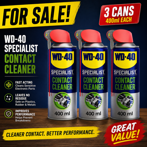 WD-40 Contact Cleaner 400ml - 3 PACK