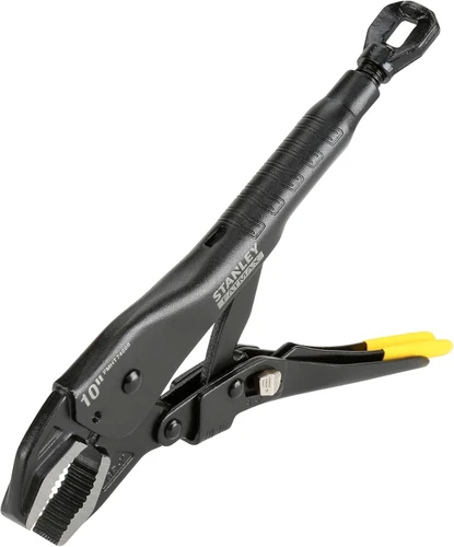 Stanley FMHT0-74886 250 mm Fatmax Locking Mole Grip Curve Jaw Pliers - Black
