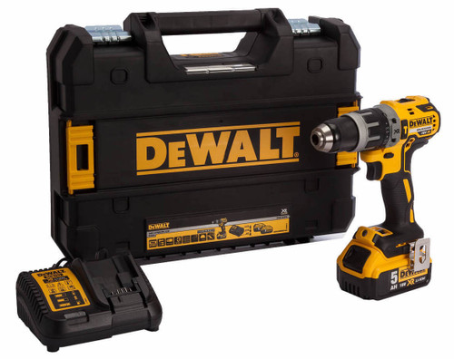 Dewalt DCD796P1 XR Brushless Combi Drill 18V 1 x 5.0Ah Li-Ion