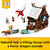 LEGO 31132 Creator 3in1 Viking Ship and the Midgard Serpent Snake to Toy House or Wolf Figure Building Set