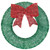 Christmas Wreath Glitter String Extra Large with 150 LED Lights