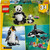 LEGO 31165 Creator 3in1 Wild Animals: Panda Family Toy Set