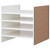 Ikea Kallax Insert with 4 shelves