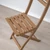 Ikea ASKHOLMEN Chair, outdoor, foldable dark brown