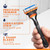 Gillette Fusion5 Razor for Men with Precision Trimmer and 10 Refills