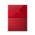 WD My Passport 3TB Portable Hard Drive Red