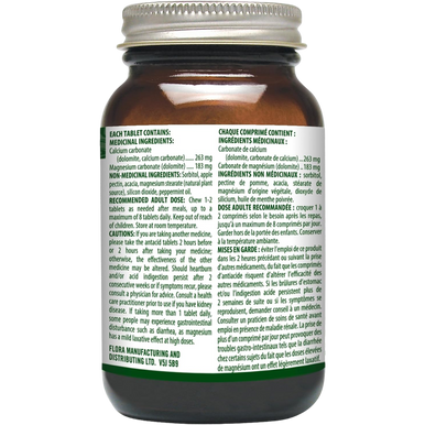Flora Tablet Flora Antacid Heartburn Relief Chewable Tablets | 2 sizes