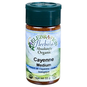 Celebration Herbals Absolutely Organic Cayenne Pepper Medium Powder | 55 grams Celebration Herbals Absolutely Organic Cayenne Pepper Medium Powder | 55 grams