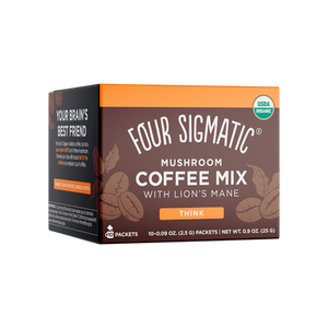 Four Sigmatic Mushroom Coffee Mix with Lion's Mane | 10 Packets Four Sigmatic Mushroom Coffee Mix with Lion's Mane | 10 Packets