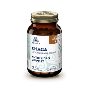 Purica Chaga Micronized Mushrooms Antioxidant Support Capsules Purica Chaga Micronized Mushrooms Antioxidant Support Capsules