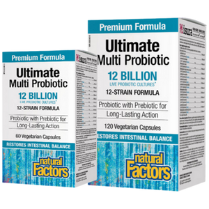 Natural Factors Ultimate Multi Probiotic 12 Billion 12 Strain Formula Natural Factors Ultimate Multi Probiotic 12 Billion 12 Strain Formula