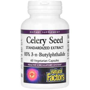 Natural Factors Celery Seed Standardized Extract Capsules Natural Factors Celery Seed Standardized Extract Capsules