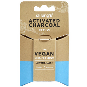 Dr. Tung's Lemongrass+ Activated Charcoal Smart Floss Dr. Tung's Lemongrass+ Activated Charcoal Smart Floss