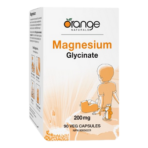 Orange Naturals Magnesium Glycinate 200 mg Capsules Orange Naturals Magnesium Glycinate 200 mg Capsules