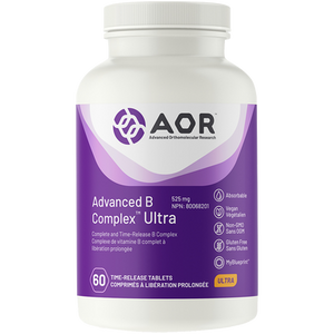 AOR Advanced B Complex Ultra | 60 Tablets AOR Advanced B Complex Ultra | 60 Tablets