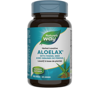 Nature's Way Aloelax with Fennel Seed Herbal Laxative Capsules Nature's Way Aloelax with Fennel Seed Herbal Laxative Capsules