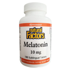 Natural Factors Melatonin 10 mg Sublingual Tablets Natural Factors Melatonin 10 mg Sublingual Tablets