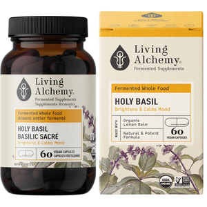 Living Alchemy Holy Basil Alive Plus Organic Lemon Balm Capsules Living Alchemy Holy Basil Alive Plus Organic Lemon Balm Capsules