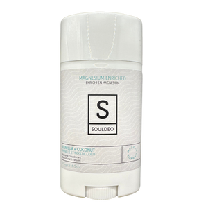 SOULDEO Magnesium Enriched Natural Deodorant Vanilla Coconut SOULDEO Magnesium Enriched Natural Deodorant Vanilla Coconut