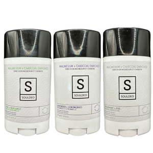 SOULDEO Magnesium + Charcoal Enriched Natural Deodorant SOULDEO Magnesium + Charcoal Enriched Natural Deodorant