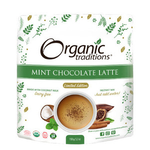 Organic Traditions Mint Chocolate Latte Limited Edition 150 grams Organic Traditions Mint Chocolate Latte Limited Edition 150 grams