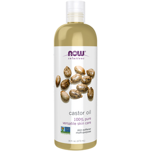 NOW 100% Pure Castor Oil | 473mL NOW 100% Pure Castor Oil | 473mL