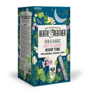Heath & Heather Organic Soft & Sleepy Night Time Tea | 20 Envelope Bags Heath & Heather Organic Soft & Sleepy Night Time Tea | 20 Envelope Bags