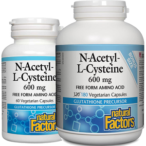 Natural Factors NAC N-Acetyl-L-Cysteine Capsules Natural Factors NAC N-Acetyl-L-Cysteine Capsules
