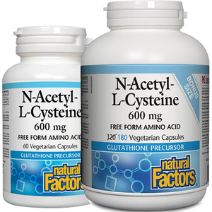 Natural Factors NAC N-Acetyl-L-Cysteine Capsules Natural Factors NAC N-Acetyl-L-Cysteine Capsules