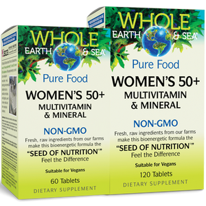 Whole Earth & Sea Women's 50+ Multivitamin and Mineral Tablets Whole Earth & Sea Women's 50+ Multivitamin and Mineral Tablets