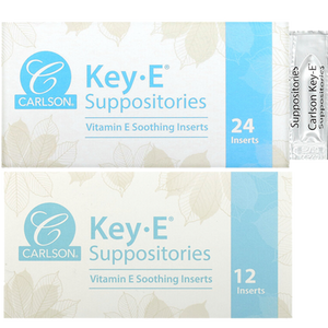 Carlson Key E Suppositories Inserts Carlson Key E Suppositories Inserts